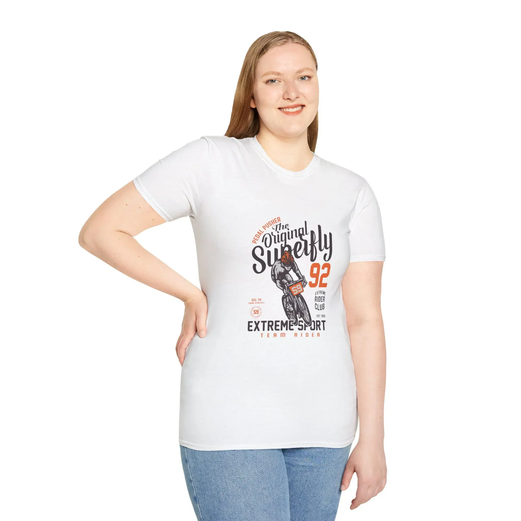 Cotton T Shirt The Original Superfly 92 Extreme Sport Design Casual Comfortable for Men and Women
