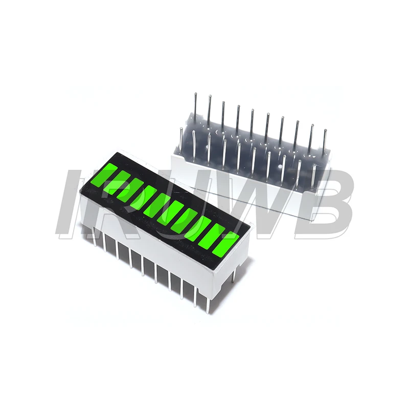 Per Arduino, display a LED fai da te Bargraph Light 10 segmenti Grafico a barra di livello batteria monocolore Rosso Blu Giallo-verde