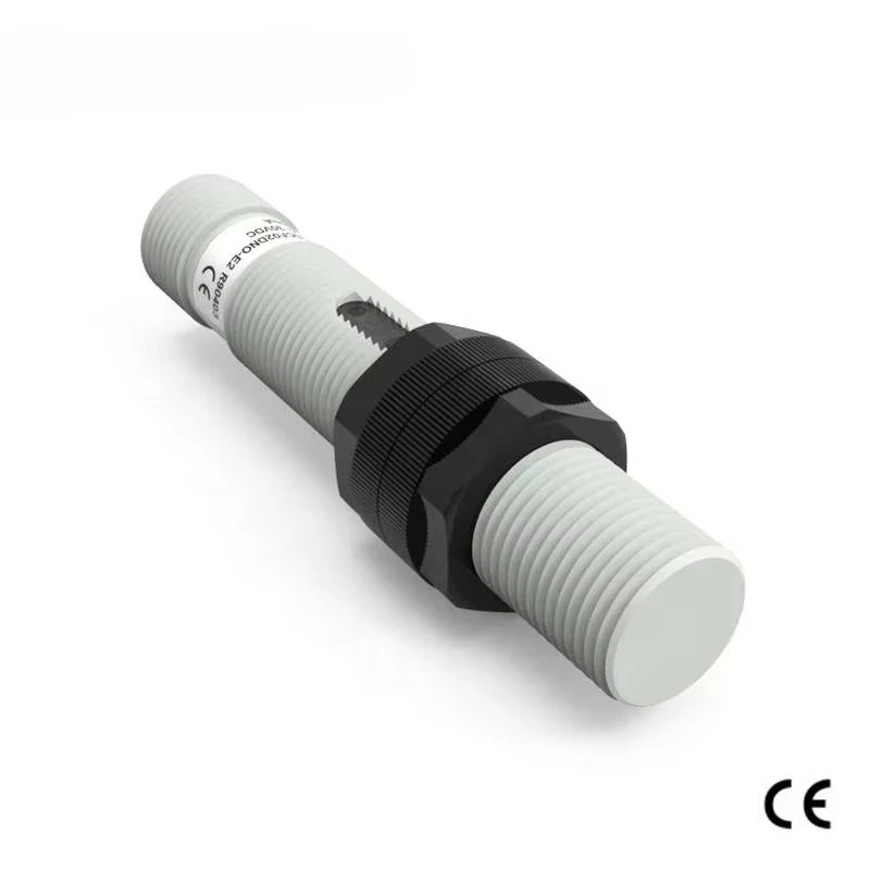 3 Wire Plastic Flush Capacitive Proximity Sensor with M12 Connector