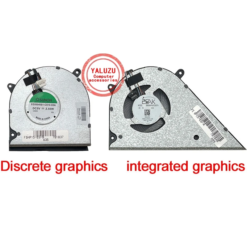 New Laptop CPU Cooling Discrete Graphics Integrated Graphics Fan For HP Pavilion Star 15 15-EH 15-EG TPN-Q245 TPN-Q246