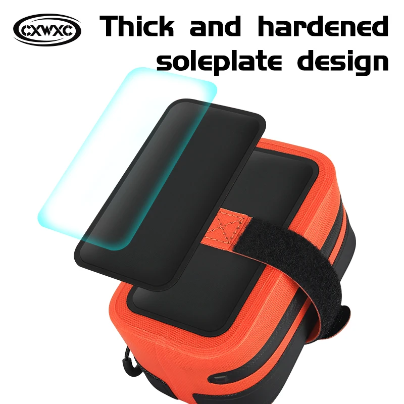 CXWXC Мини-сумка для велосипедного седла 0,5 л Портативная велосипедная сумка из ТПУ с утолщенным и закаленным дизайном Набор инструментов для шоссейного велосипеда MTB Ремонтная сумка