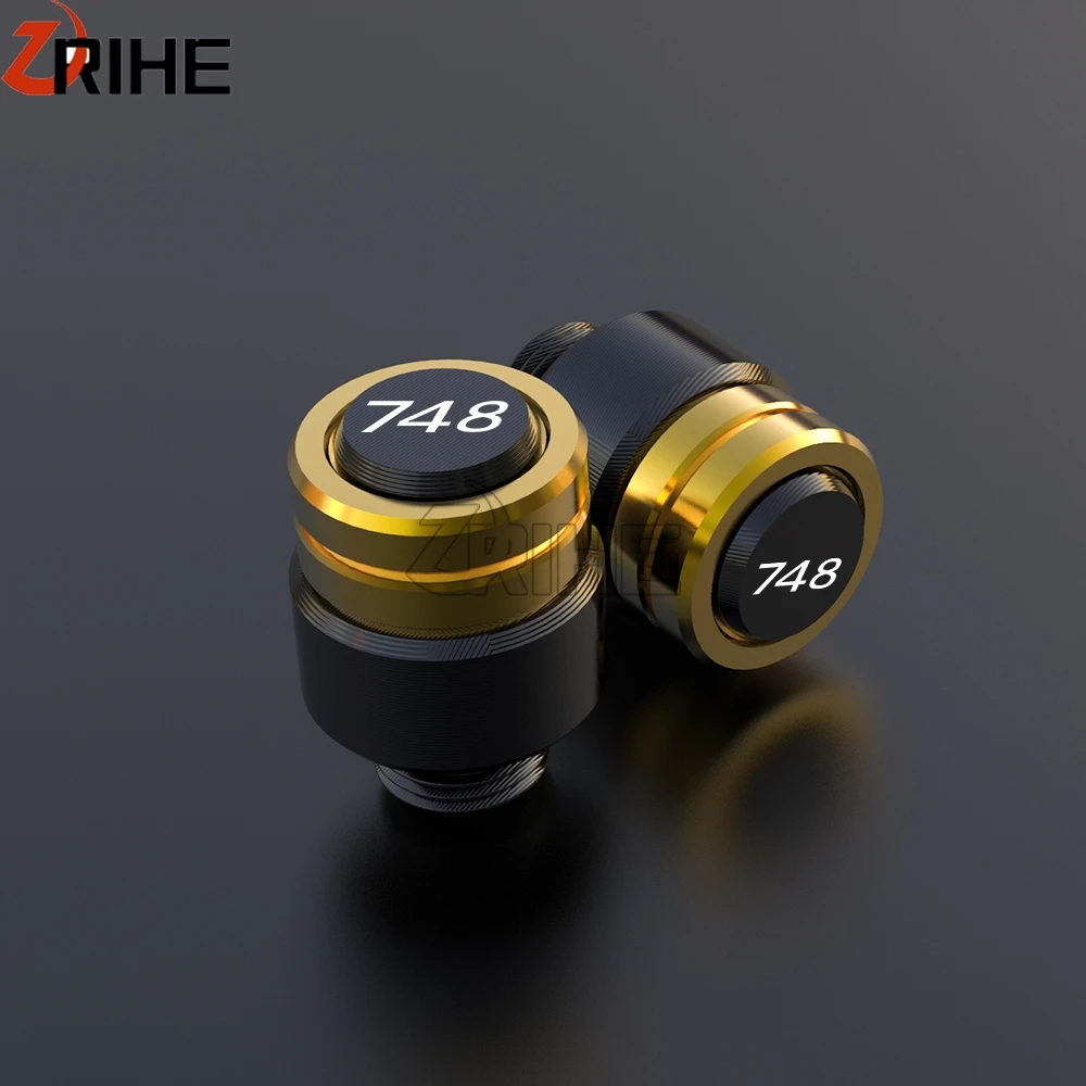 

For DUCATI 748 1994-1998 Motorcycle Rearview Mirror Plug Hole Screw Cap Tire Valve Stem Caps Covers 748 748S 748R 1999-2003 2002