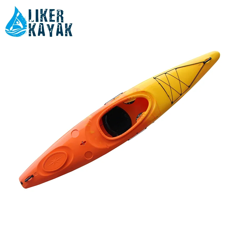 

3.9m 12.9FT 1 Person Sit In Stable Canoe Kayak Single Whitewater Kayak Surf Sea Kayak