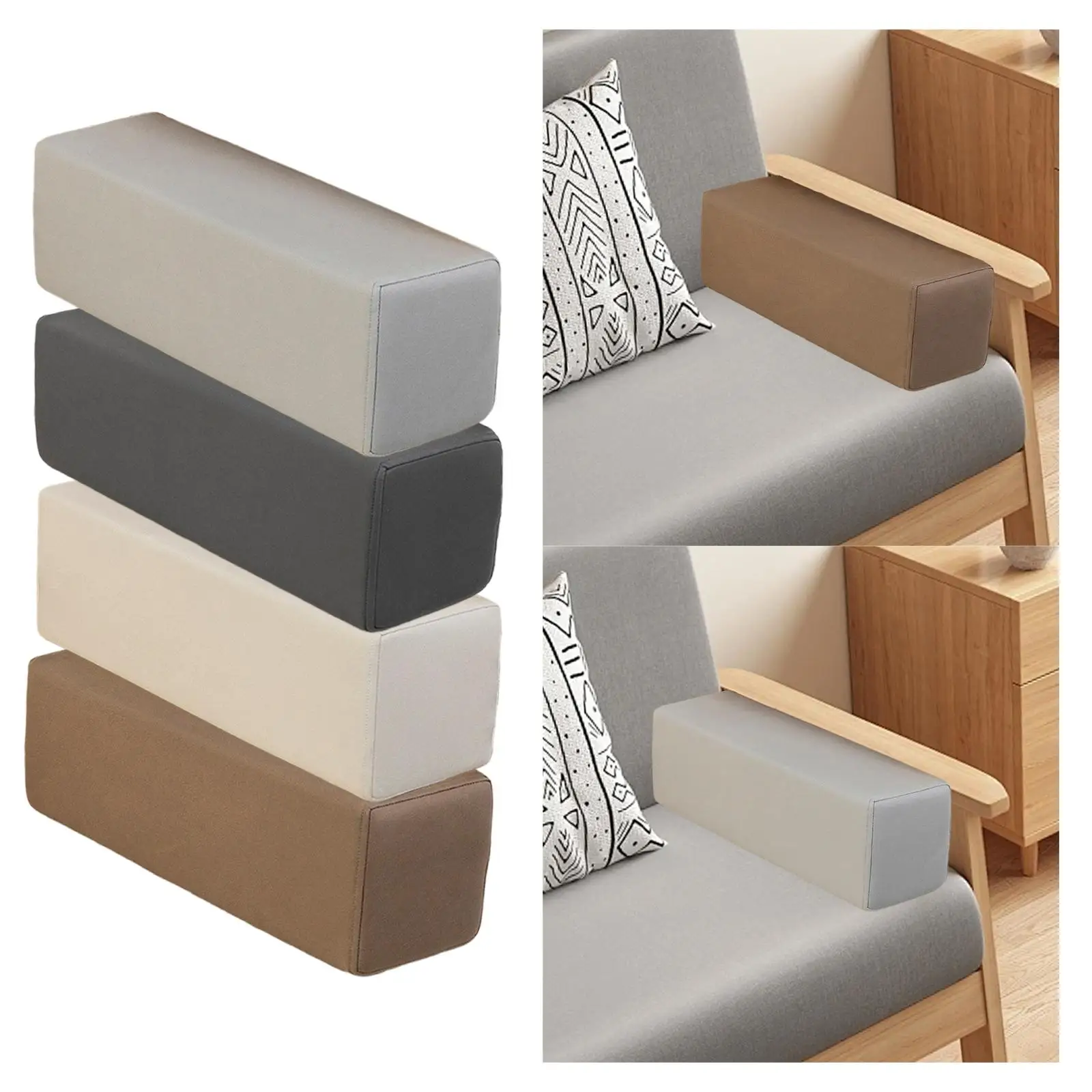 

Sofa Arm Rest Pillow Bed Gap Filler Support Pillow Rectangular Cushion