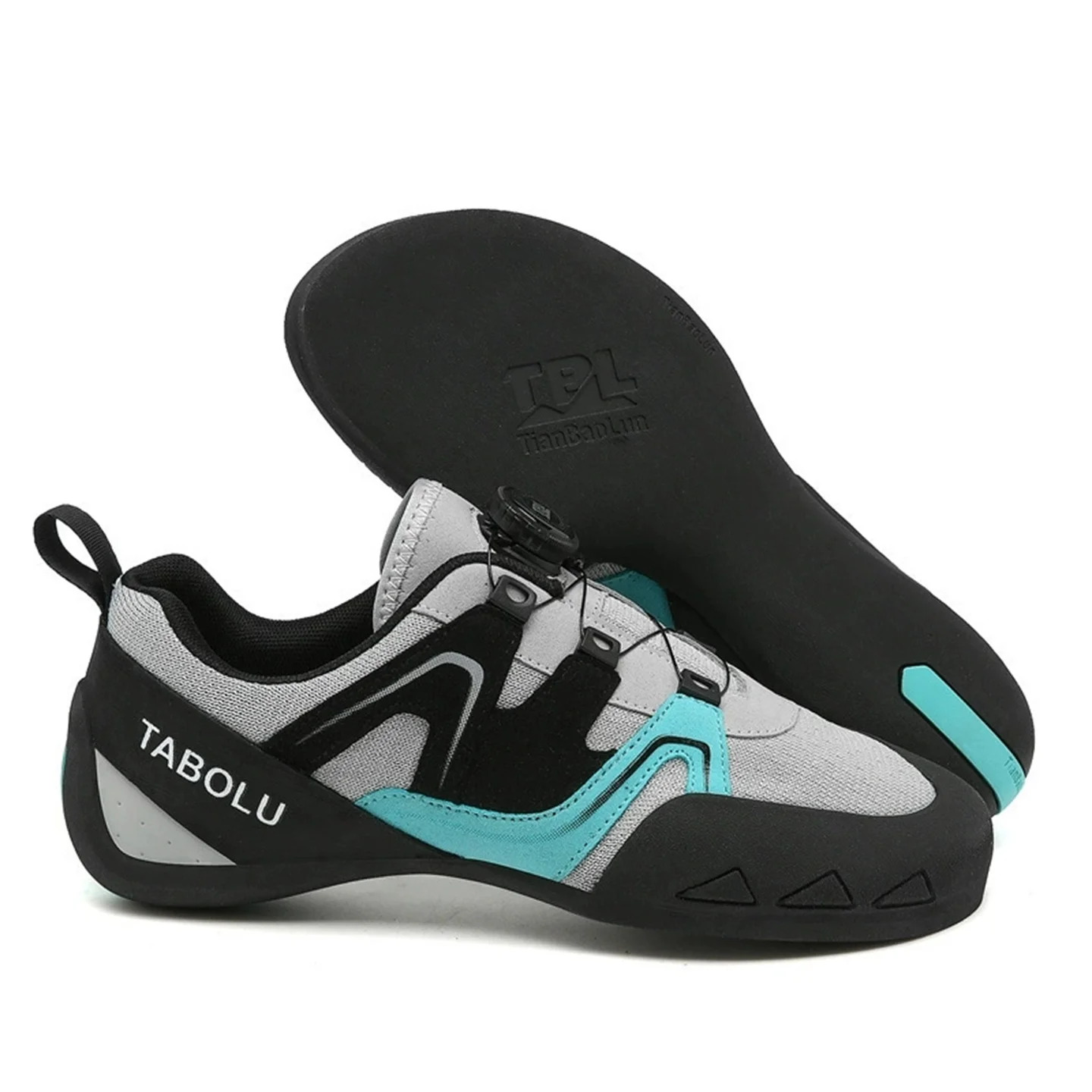 

Entry-Level Climbing Shoes With Rotating Buckle Design For Men Women, Indoor Outdoor Bouldering Training Sneakers