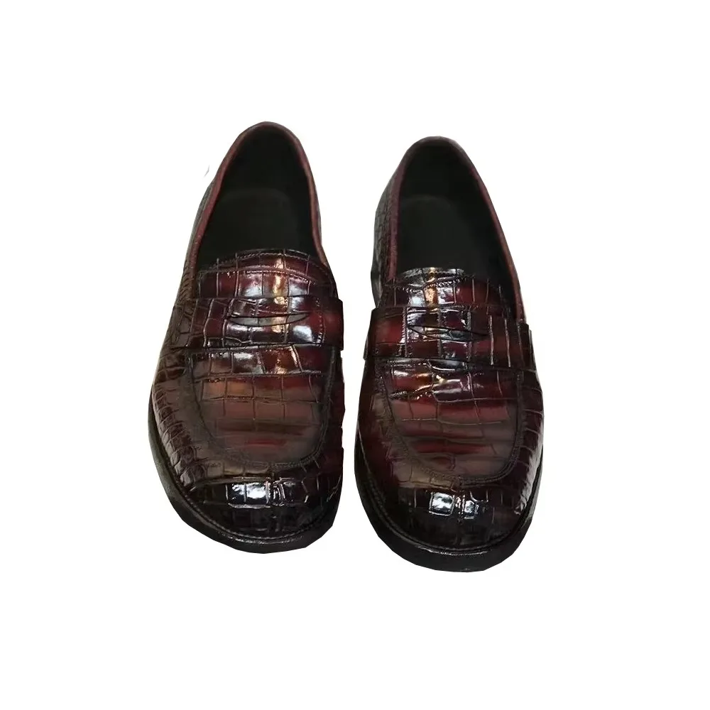yingshang new arrival men formal shoes male crocodile shoes wedding meeting banquet shoes