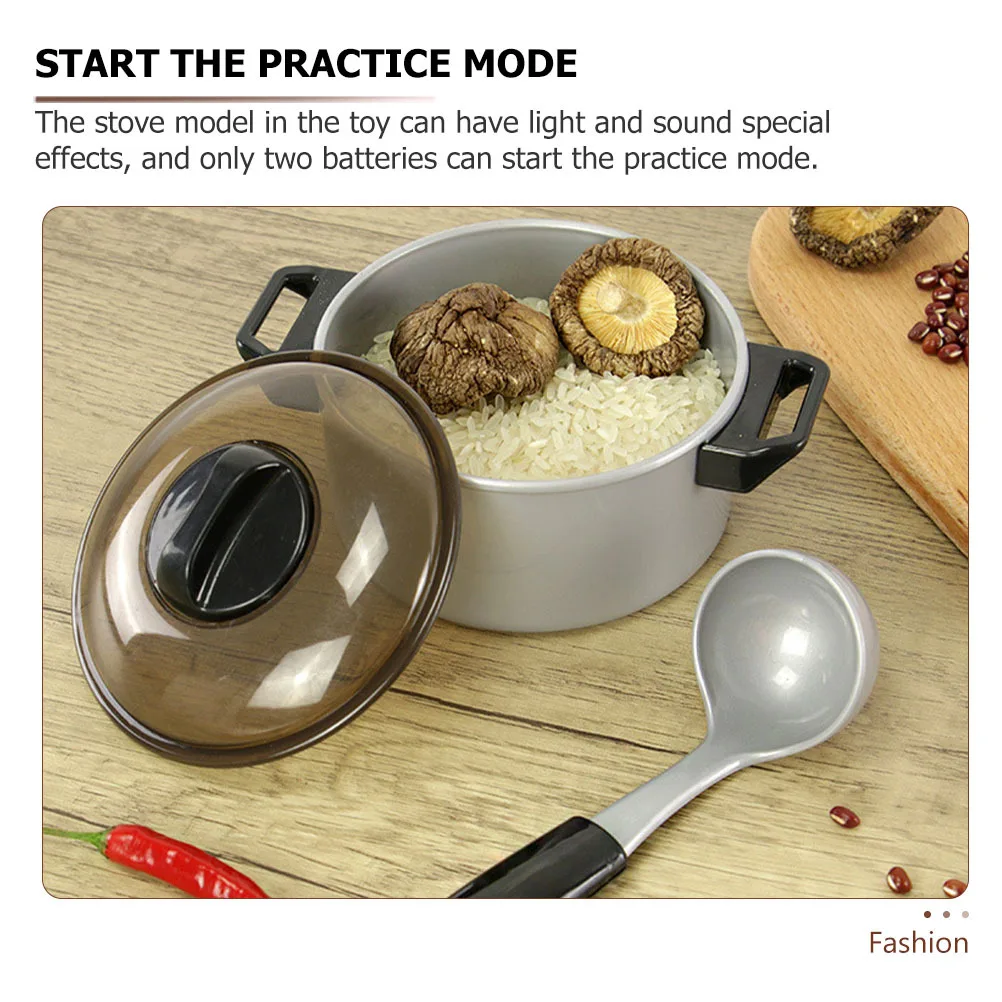 1Set Keukenthema Speelbal voor Kinderen Duurzaam PVC Materiaal Rollenspel Glad Gepolijst Verjaardagscadeau Kinderkeukenspeelgoed