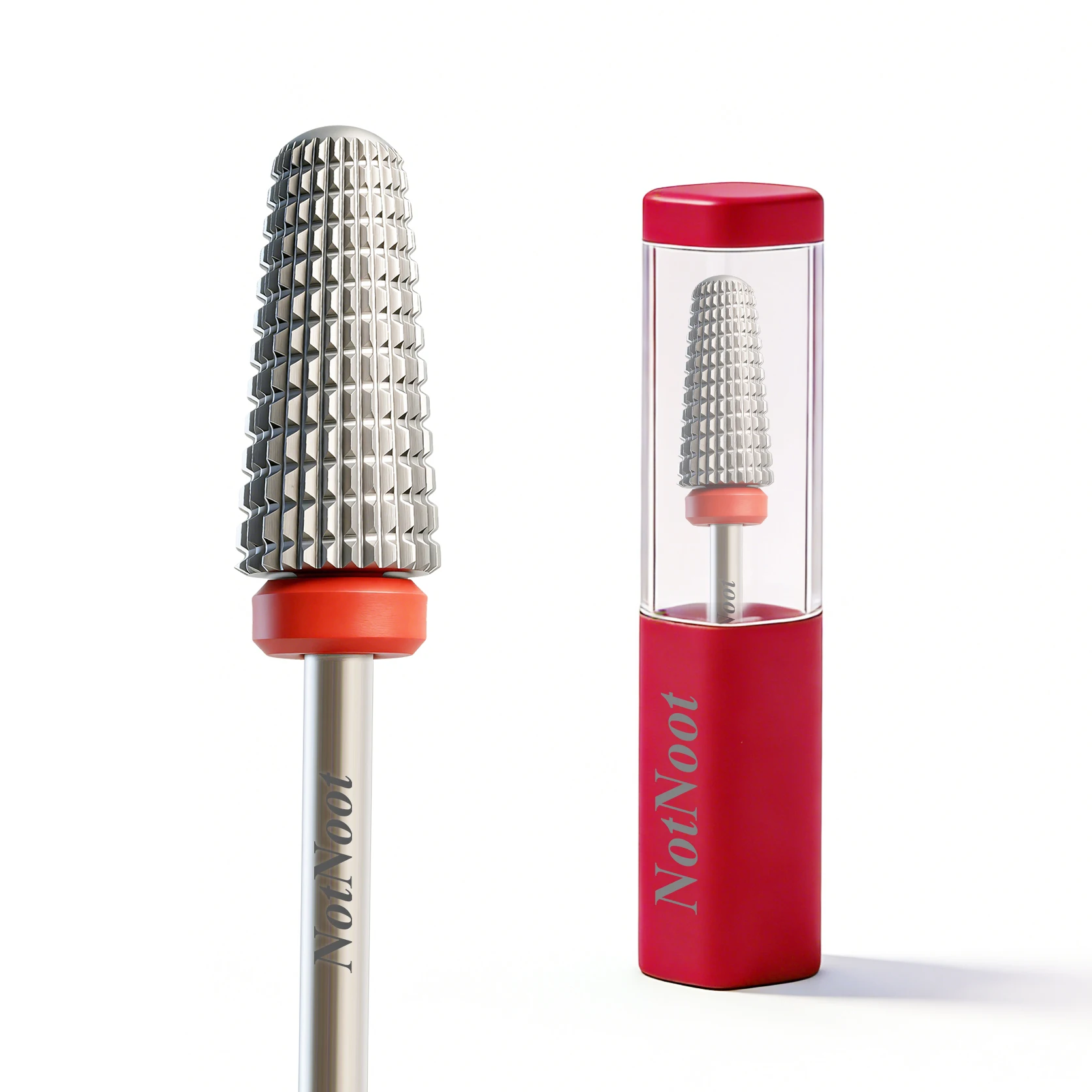 Nail Drill Bit, 5 in 1 Carbide Tapered, 3/32