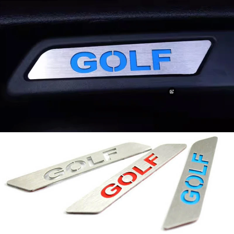 

3D New Car Side Emblem Badge Sticker Decoration for Volkswagen VW GOLF 5 6 7 8 GTI POLO PASSAT T-ROC TIGUAN JETTA BEETLE CC BORA
