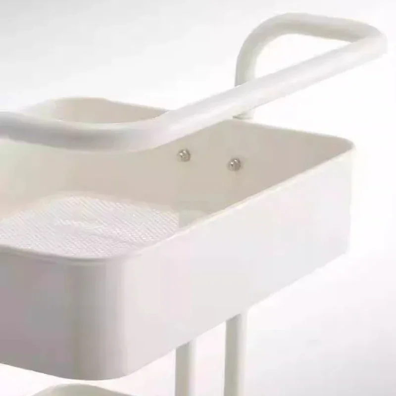 Cosmetic Chariot Trolley Rolling Cart Mobile Food Serving Wheels Storage Hairdresser Roulette Manicure Support Salon Furniture