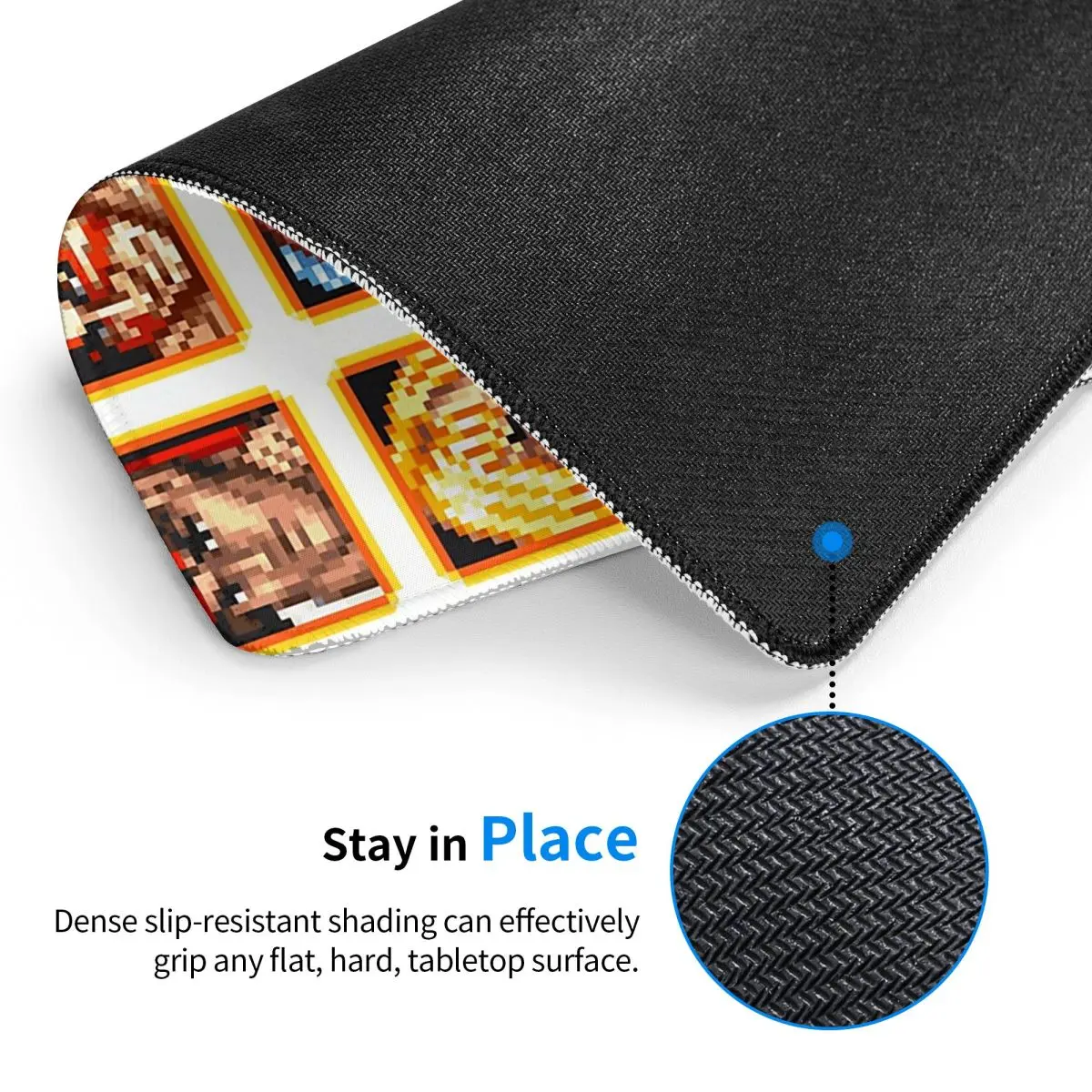 Defeated Portraits Super Street Fighter Multi-size Mouse Pad Computer Keyboard Mouse Mat Gaming PC Laptop Desk Mat