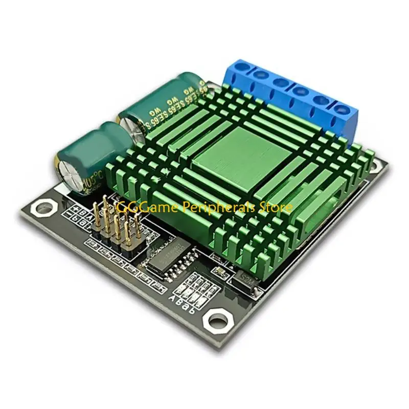 U55B Double Motor Driver Module 60A 9V 30V PWMs Control Efficient Heat Dissipation PCBs