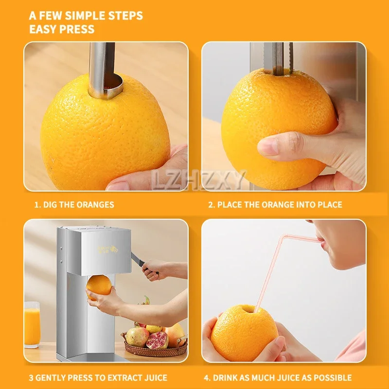 Mesin pemeras jus jeruk elektrik komersial 150W Blender jus segar Juicer bagus multifungsi Blender jus daging buah