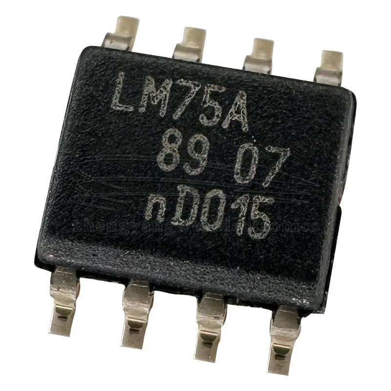 LM75AD, 118 LM75A 5PCS SMT SOP-8 2.8V~5.5V temperature sensor IC chip