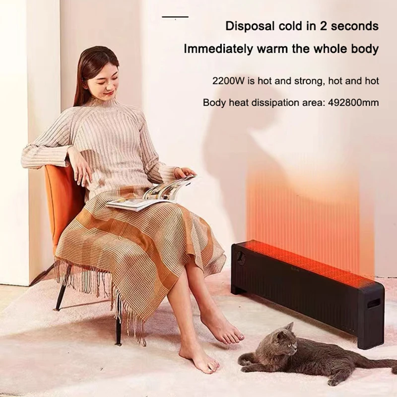 

Baseboard heater household graphene electric heating large area heater energy saving and fast heating electric heating