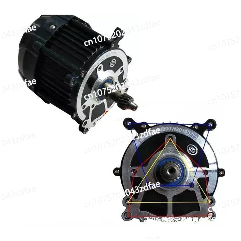 Electric tricycle motor 48V60V500W to 1200W Eureka giant general purpose motor