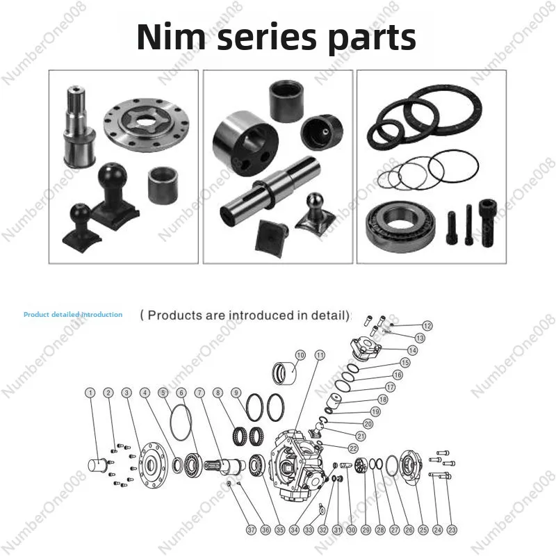 IAM Motor NIM Radial Plunger Outer Five-star Low-speed High-torque Injection Molding Machine Motor