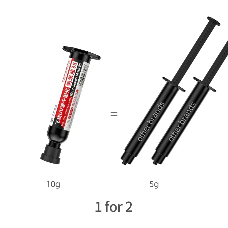 Imagem -03 - Máscara de Solda Nano para Reparação do Telefone Móvel Jumping Wire uv Quick Dry Cura Welding Paste Flux Oil 10ml Mega-idea3s