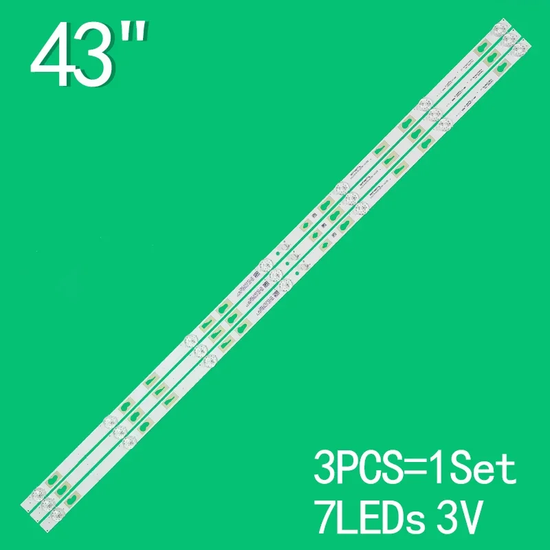 Rétroéclairage LED TV pour L43M5-5ASP 43HR332M07A8 D230-002PXD3043701 007VF/LL7RA2R2C 43D3000