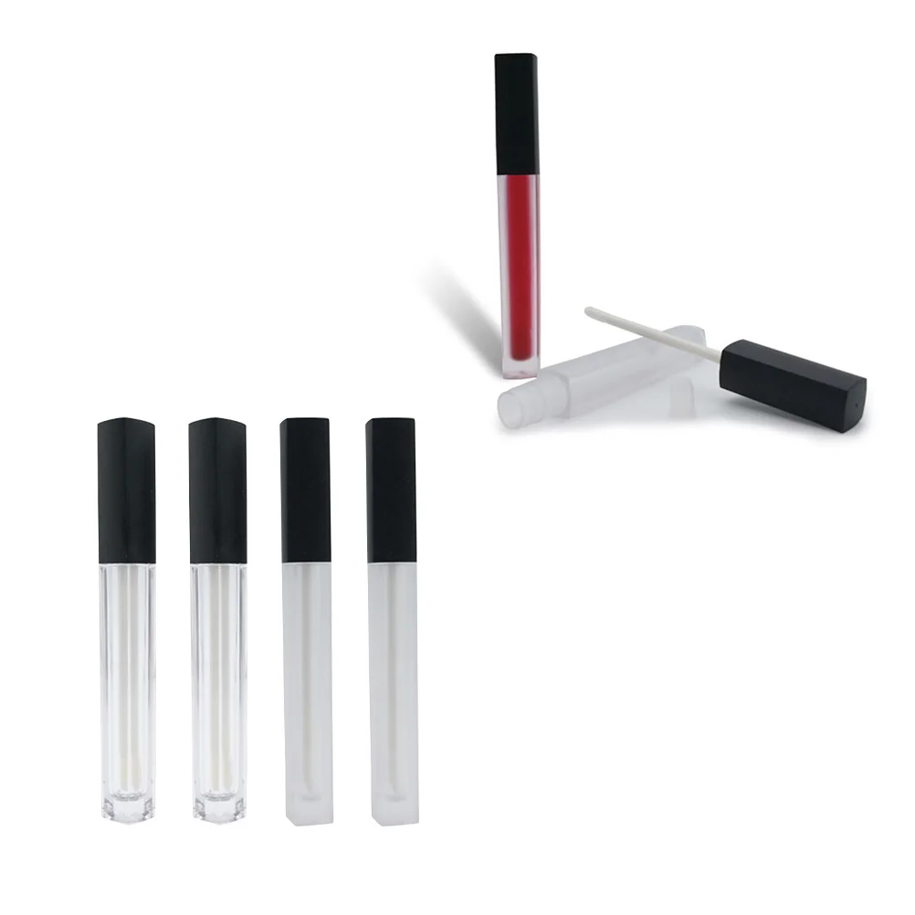 

6pcs Lip Tubes Clear Empty Mini Lip Subpackaging Bottle Fashion Subpackaging Bottles Travel Size Safe Durable Premium Material