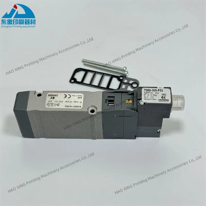 การพิมพ์อะไหล่เครื่องจักรสําหรับ Roland 700 Solenoid วาล์ว EN550-16-P53 Original Solenoid วาล์ว P000.305.P53