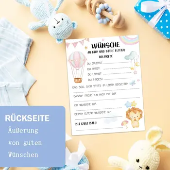 25張嬰兒派對賓果卡 - 適合14歲以上人士 - 紙板材質 8 最佳銷售 嬰兒派對遊戲 - №8