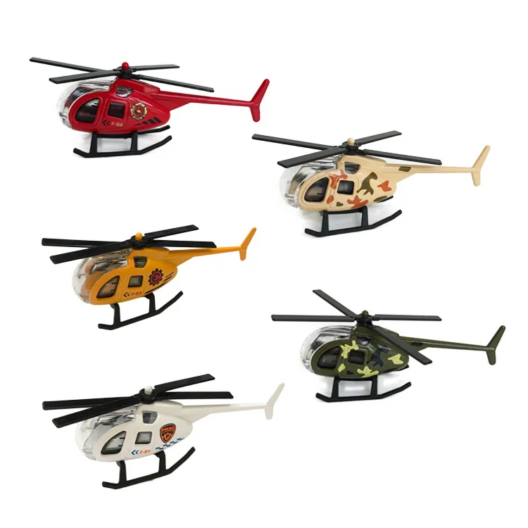 

New Children’s Alloy Airplane Model Helicopter Toy Military Ornaments Boy Toy Taxiing Simulation Helicopter Christmas Gift