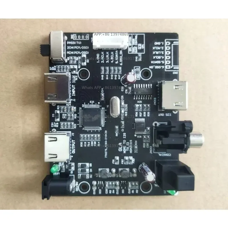 HDMI digital interface, separate and extract audio I2S/DSD/fiber/coaxial HDMI to I2S/IIS