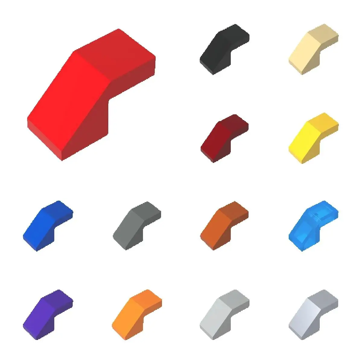 

50 шт. 28192 наклон 45 2x1 вырезные кирпичи коллекции оптом модульные GBC игрушки для технических MOC DIY строительные блоки совместимые