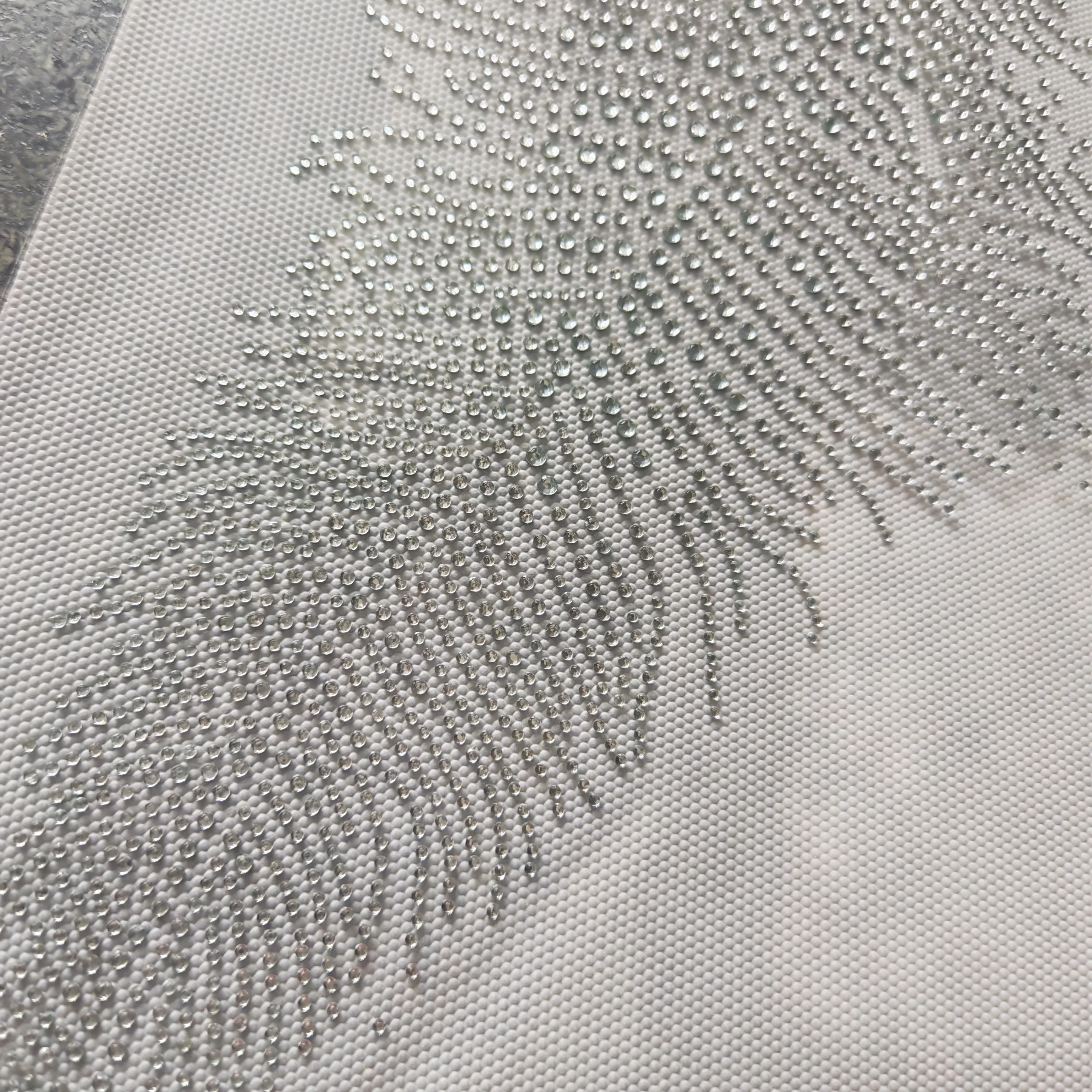 hot fix feather rhinestones motif heat transfer iron on patch garment accessories for T shirt and scarf DIY iron on transfe