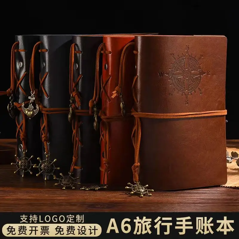 One Piece Cartoon Student Pirate Notebook Creative Personality Stationery Loose-leaf Painting Notebook Anime Goods Gift