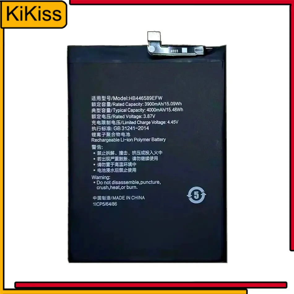 

Mobile Phone Battery HB446589EFW 4000Mah For Huawei Nova 8 SE Vitality Edition 4G 8SE Youth S7 Pro