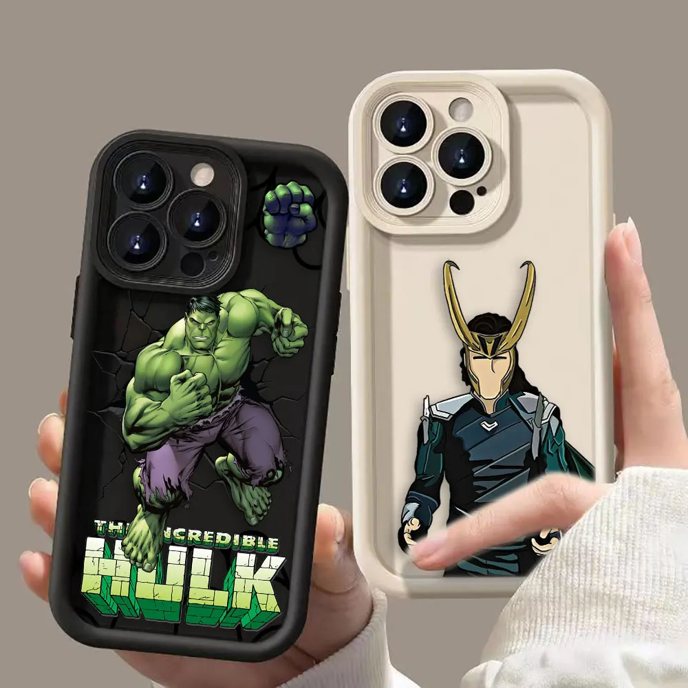 

Marvel's Hulk Loki Case For VIVO Y15S Y16 Y17 Y19 Y20 Y21 Y22 Y35 Y36 Y50 Y51 Y72 Y75 Y76 Y78 Y81 Y91 Y93 Y100 Case Funda Shell