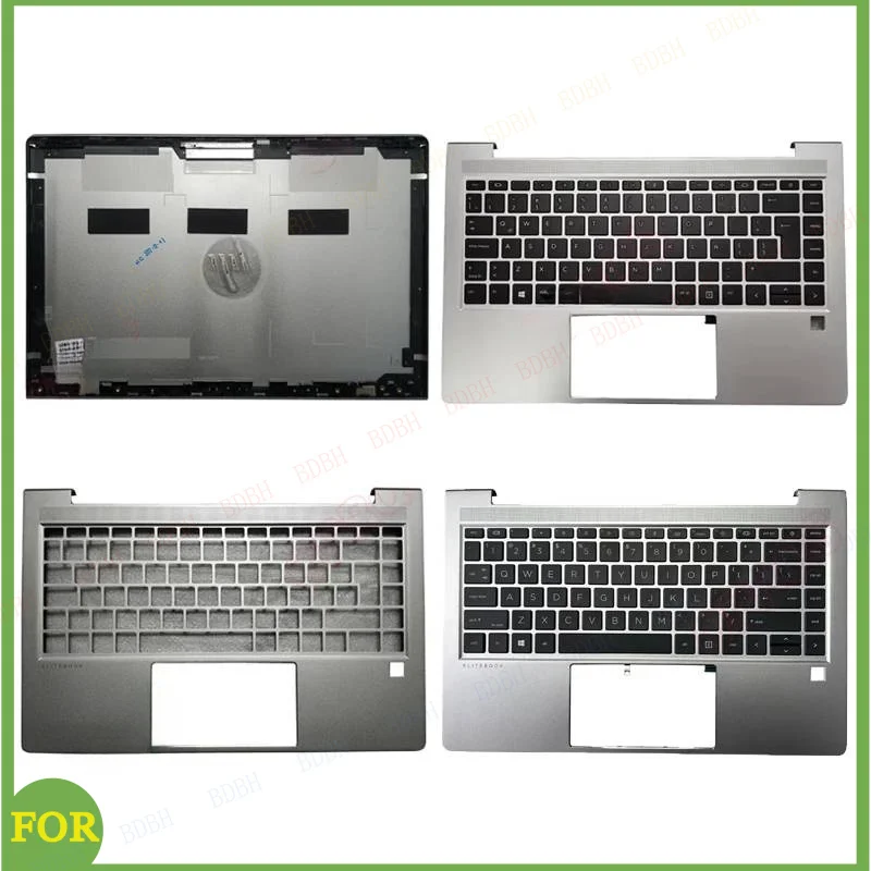

НОВЫЙ чехол для ноутбука HP Elitebook 640 645 G9, задняя крышка ЖК-дисплея, чехол для клавиатуры с поддержкой английского/испанского языков, 4BX8QTA00S0