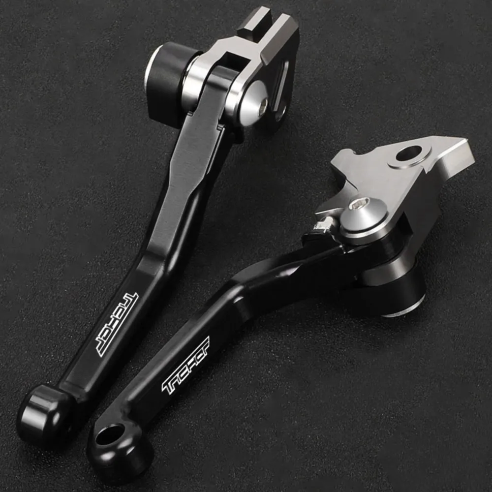Motocross Aluminum Alloy Folding Pivot Brake Clutch Levers Handle For YAMAHA TRICKER 2004 -2015 2016 2017 Off-Road Pit Dirt Bike