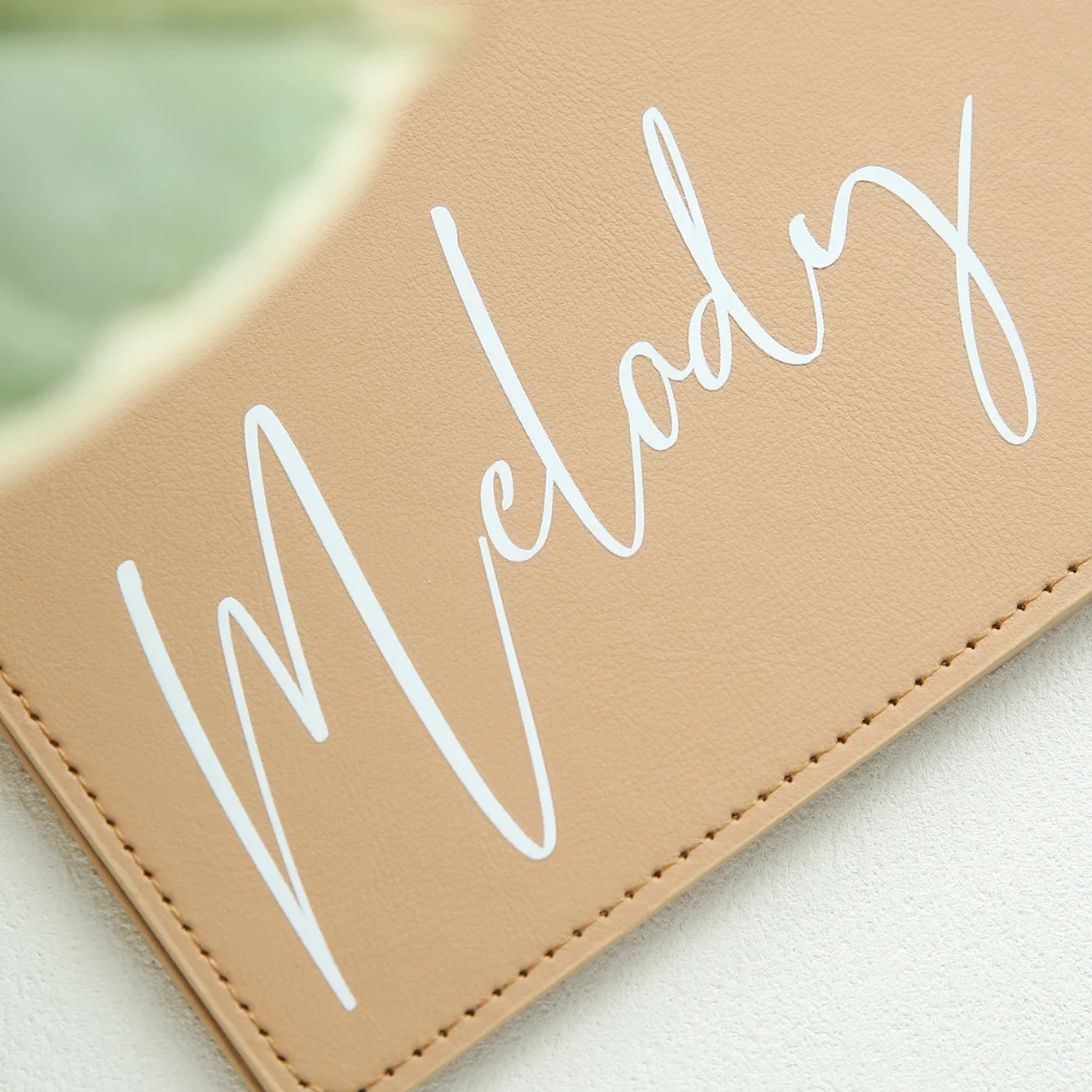 

Custom Name Passport Cover Personalized Leather Travel Wallet Monogram Passport Holder for Women Men Bridesmaid Wedding Gift