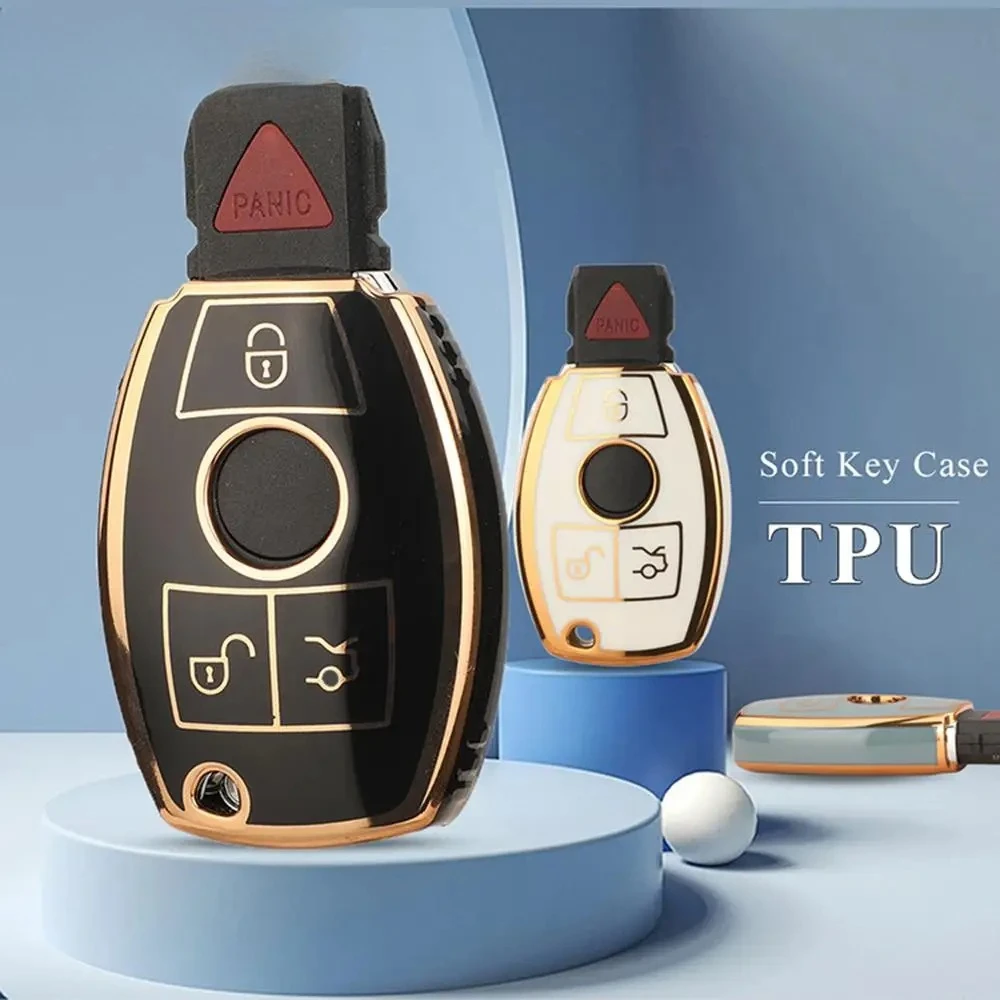 

TPU Key Fob Cover For Mercedes Benz A B C E S Class W204 W205 W212 W213 W176 GLC MAYBACH Keyless Soft Case