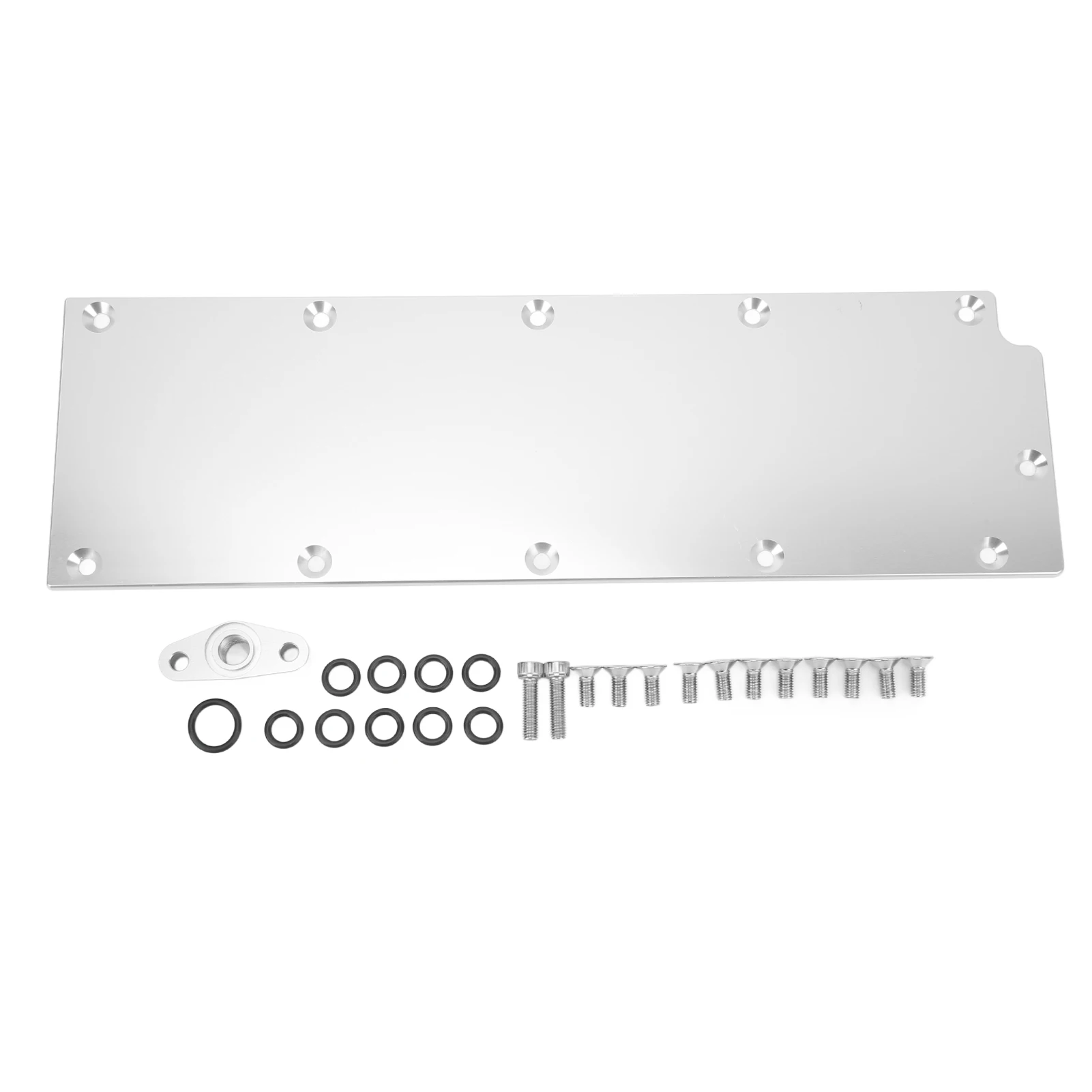 

Engine Valley Pan Cover Plate Smooth Surface Replacement for LS Gen 4 L99 LS3 DOD Delete