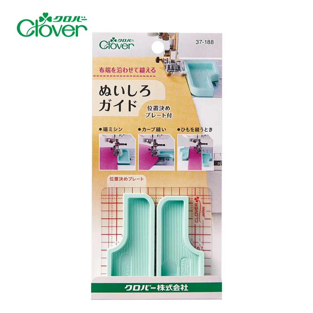 

Импортированные из Японии CLOVER 37-188, направляющая пластина для шитья, вспомогательные инструменты для шитья 37-188