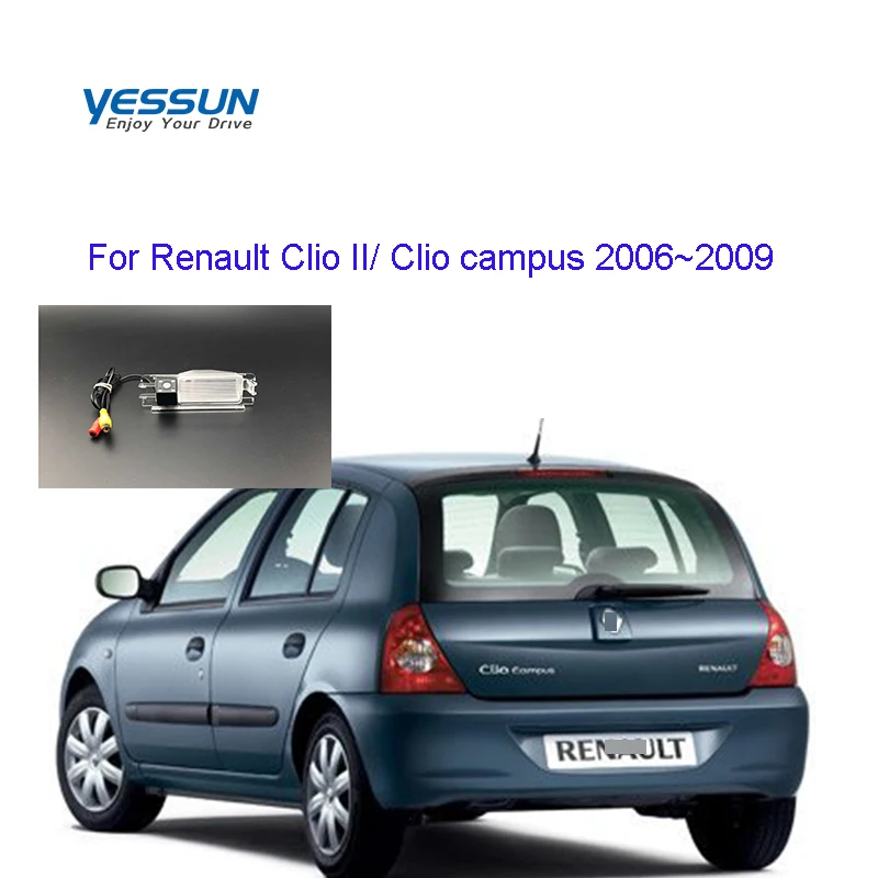 Rear View Camera For Renault Clio II/ Clio campus 2006 2007 2008 2009 Night vison vehicle backup cameras Reversing rear camera