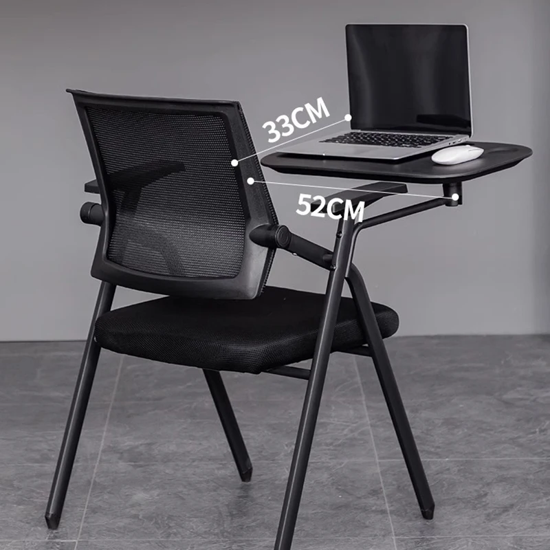 Training Ergonomic Office Chair Writing Board Meeting Foldable Chair Comfy Foldable Sillas De Oficina Office Furniture WKOC