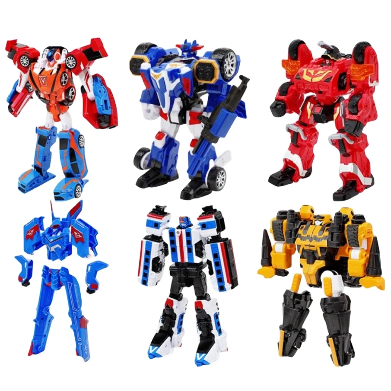 Tobot Deformation South Korea Robot Galaxy Detectives Power Train QUANTUM STEALTH MEGADRILL Brothers Transform Combined Car Toys