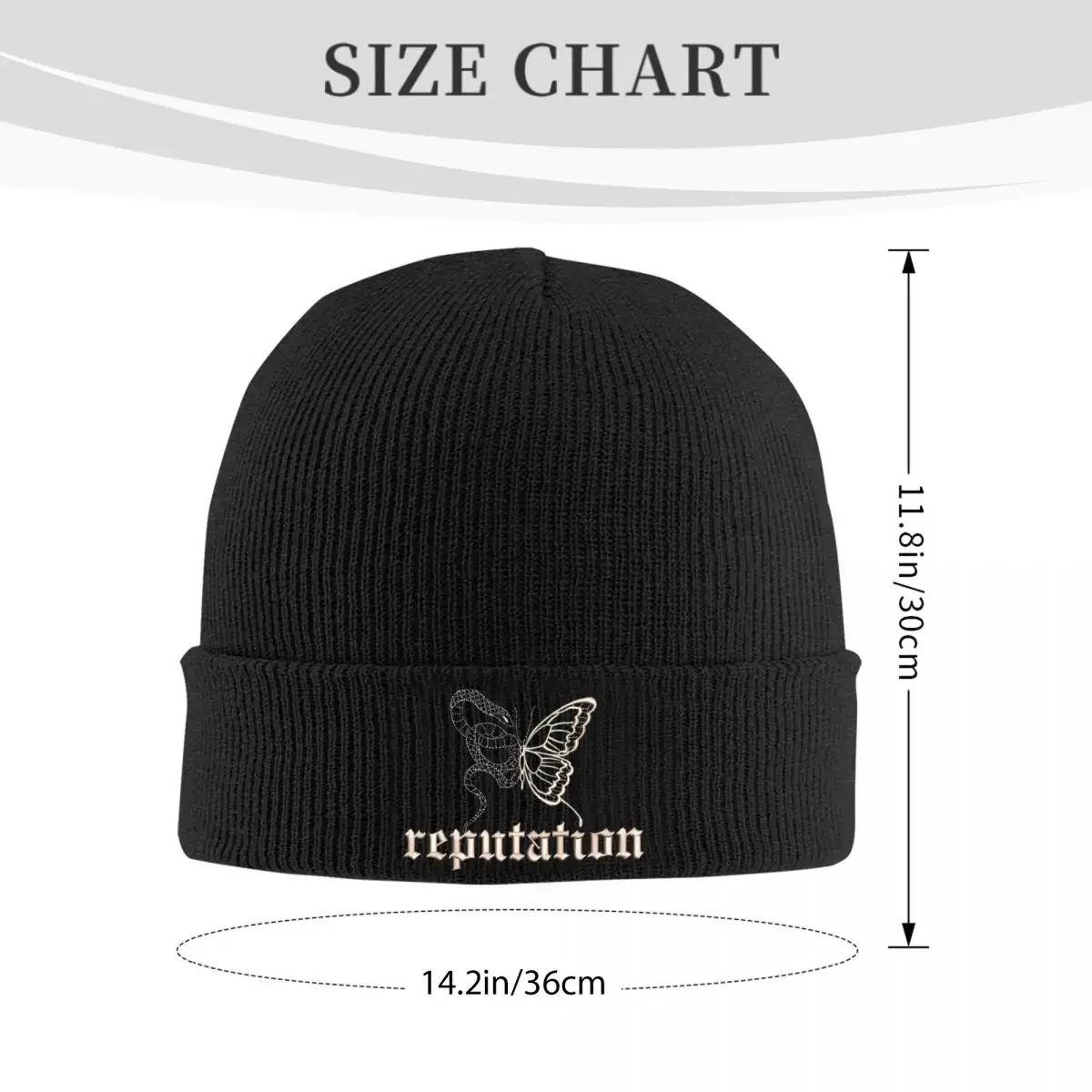 Reputation TS Singer Swiftie 1989 Knit Hat Beanie Winter Hat Warm Street Caps Men Women Gifts