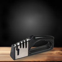 Four-in-one quick knife sharpener, kitchen whetstone, household tool for sharpening kitchen knives and scissors