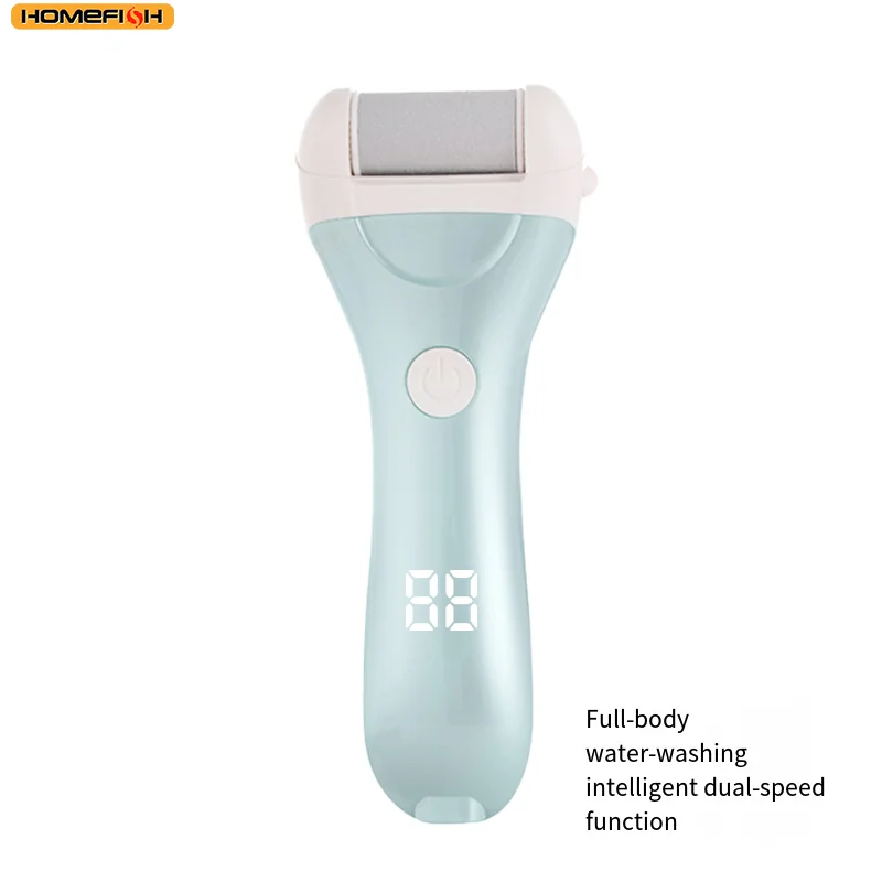 HOMEFISH Electric Pedicure Foot USB Rechargeable Power Display Grinding Exfoliator Replacement Heads For Heel Callus Remover image 5