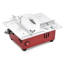 Mini Multifuncional Saw Desktop Table, DIY Wood Cutting Tool, Bench Lathe, 2024