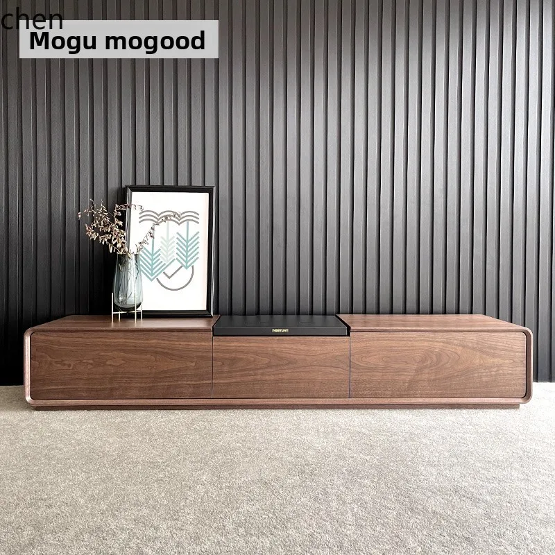 

QZT TV cabinet Solid wood projection floor cabinet