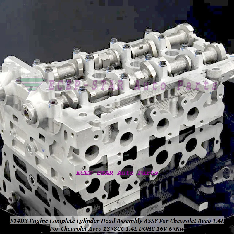 F14D3 Engine Complete Cylinder Head Assembly ASSY For Chevrolet Aveo 69kw 1398ccm 1.4L DOHC 16V F14D3 Engine