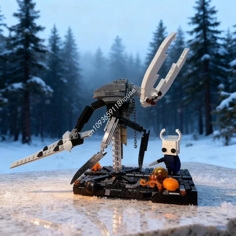 

723pcs MOC The Hollow Knight Sculpturesed Model Building Blocks Christmas Gifts Architecture DIY Creative Toy Education Brick