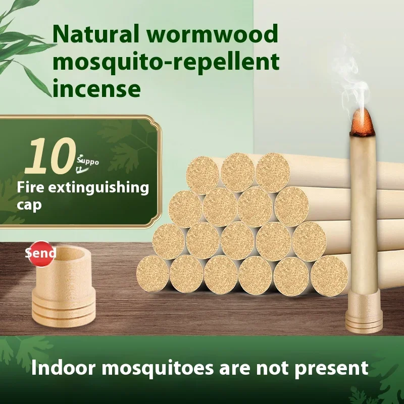 Wormwood Mosquito Repellent Incense Stick Safe Natural Outdoor Bug Preventor For Garden Camping Flies Cockroaches Pests Repell